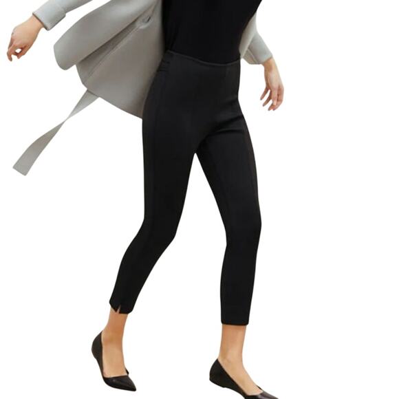 M.M. Lafleur The Scuba Shaw High Waisted Pant in Black - Picture 1 of 9